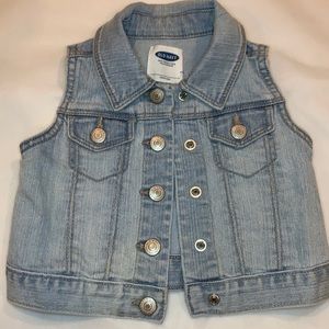 Denim Vest 12-18 mos